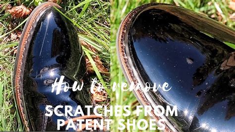 removing scratches from patent leather